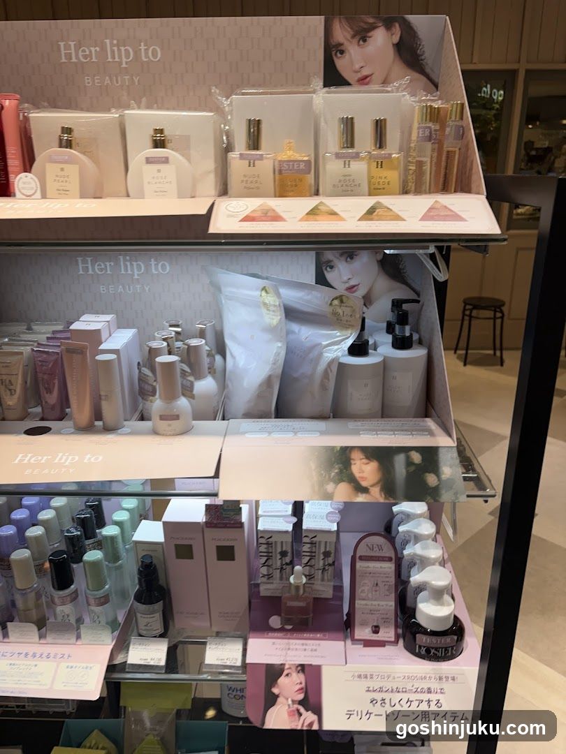 Her lip to Beauty Display