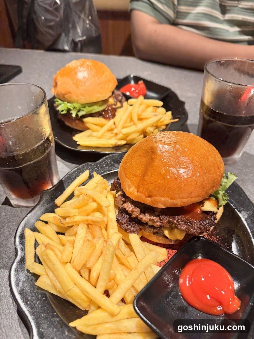A5 Wagyu Burger GYUMON Shinjuku Kabukicho Tokyo (Halal & Vegan Options)