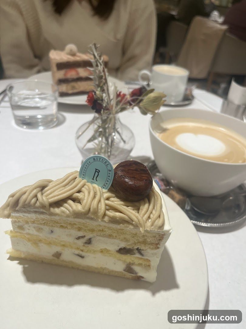 Cake and Coffee at Cafe
