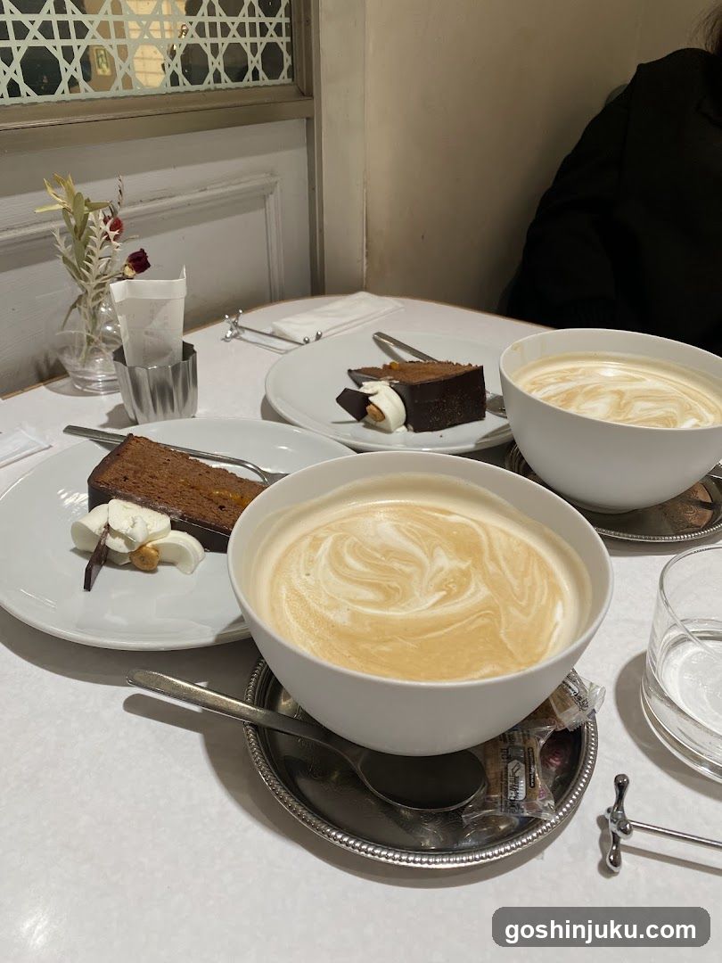 Coffee and Cake Setting