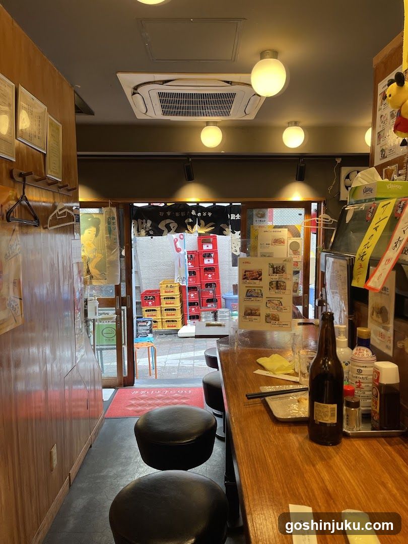 Interior of a Japanese Izakaya Bar