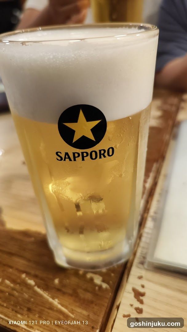 Sapporo Beer Glass