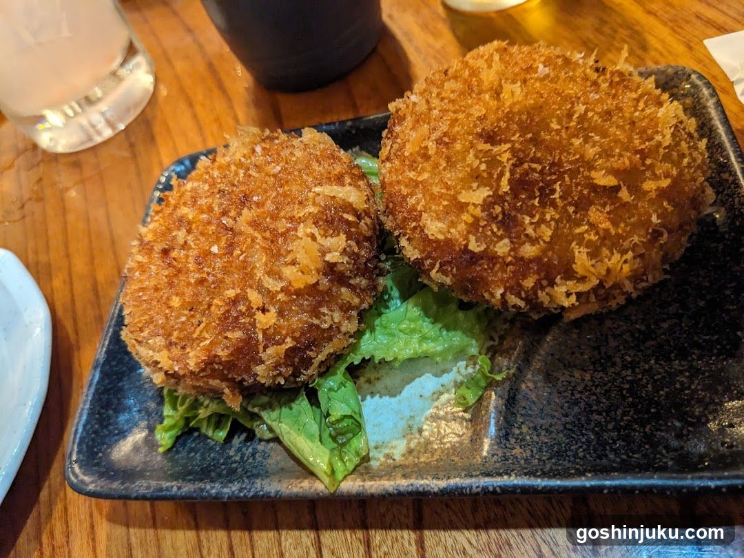Crispy Fried Croquettes on a Plate