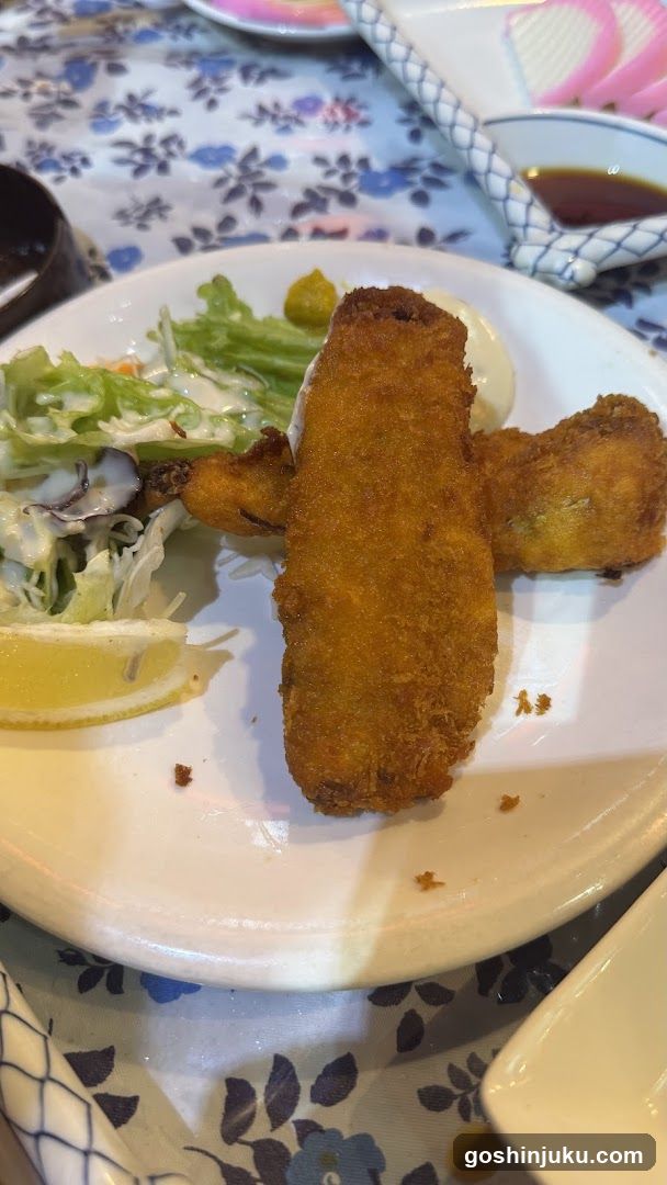 Fried Fish with Salad