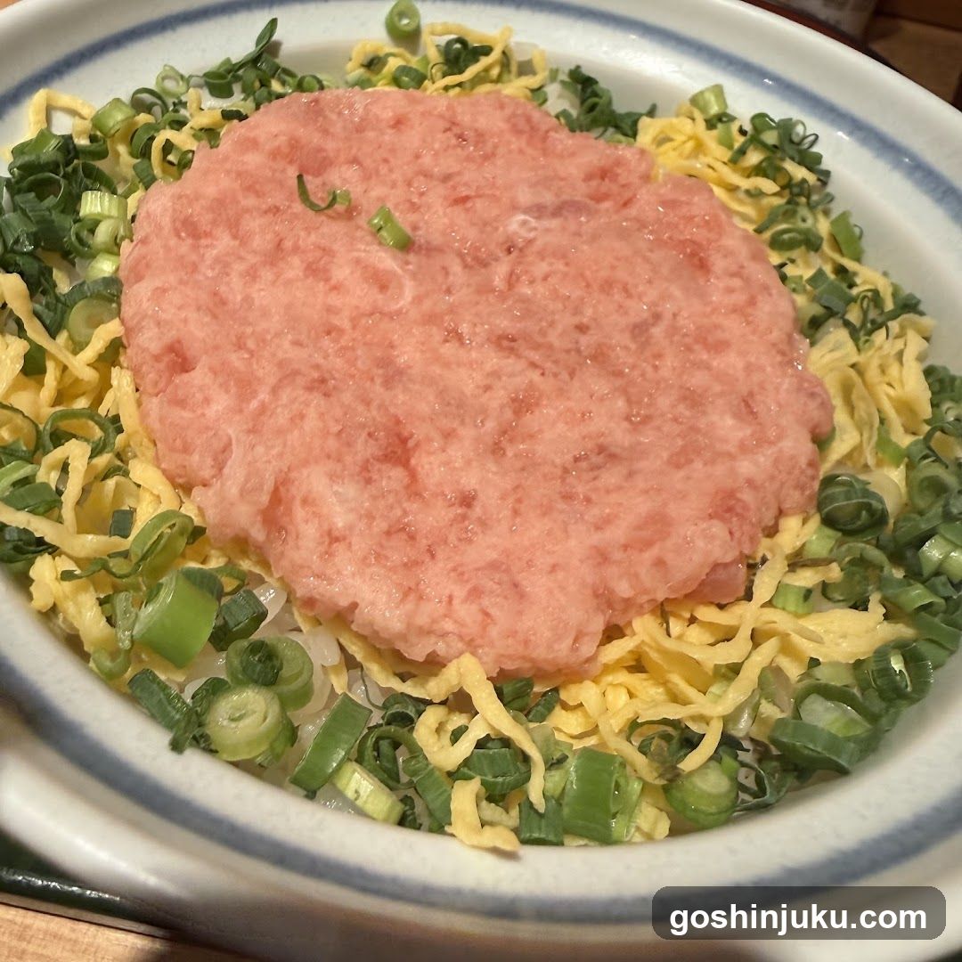 Raw Meat Patty with Egg and Scallions