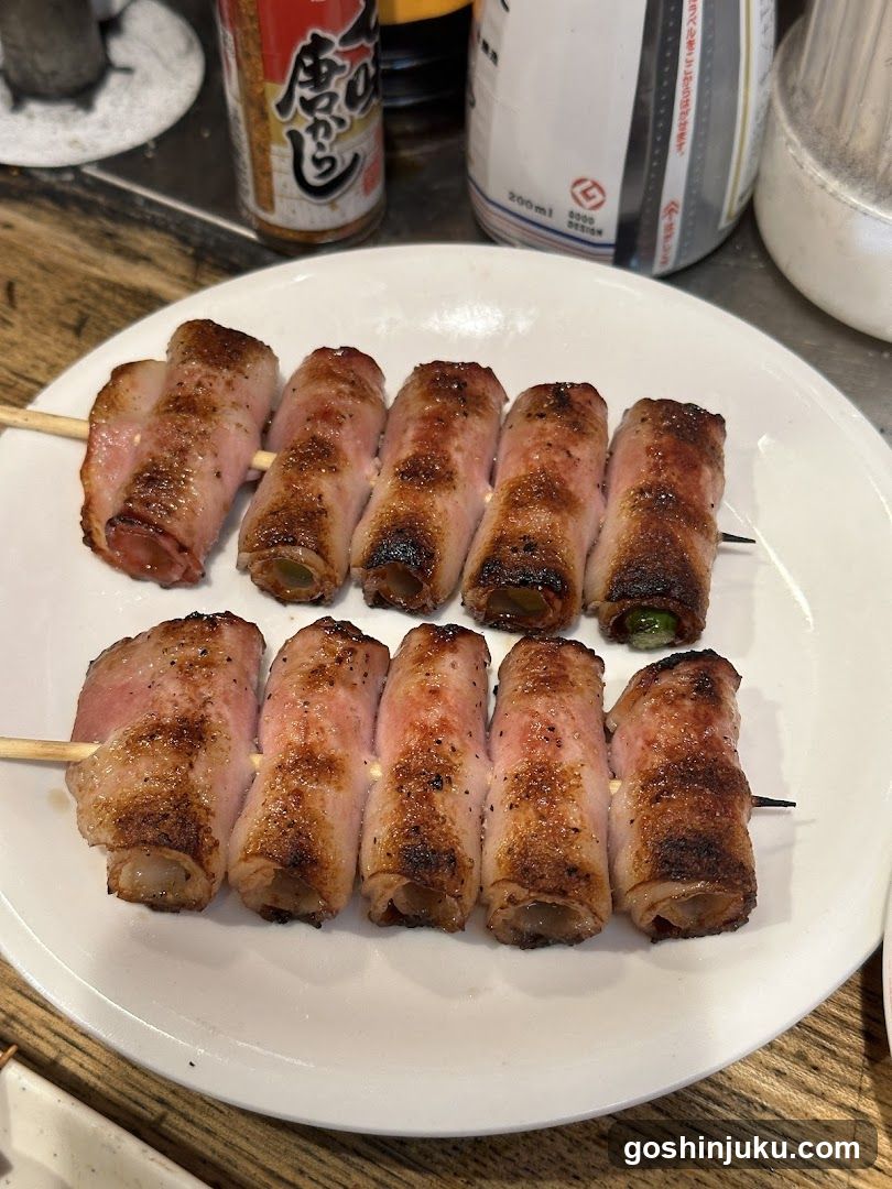 Grilled Skewers on a Plate