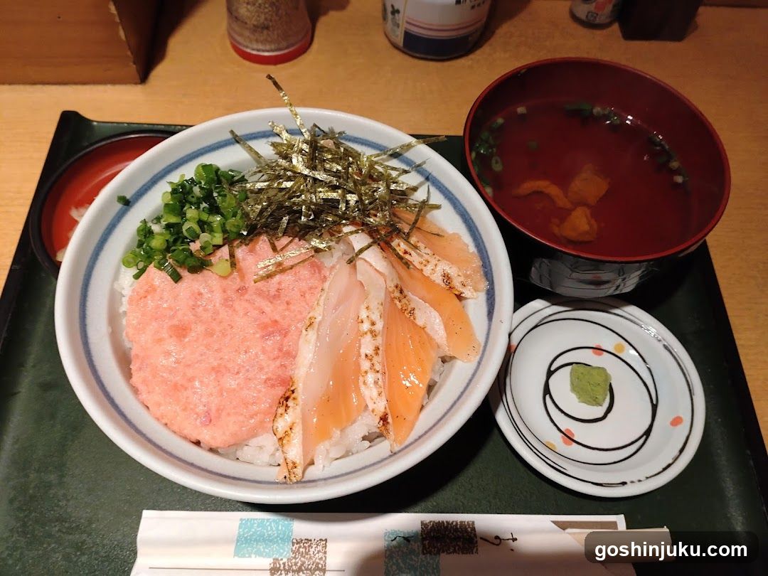 Japanese Rice Bowl Meal