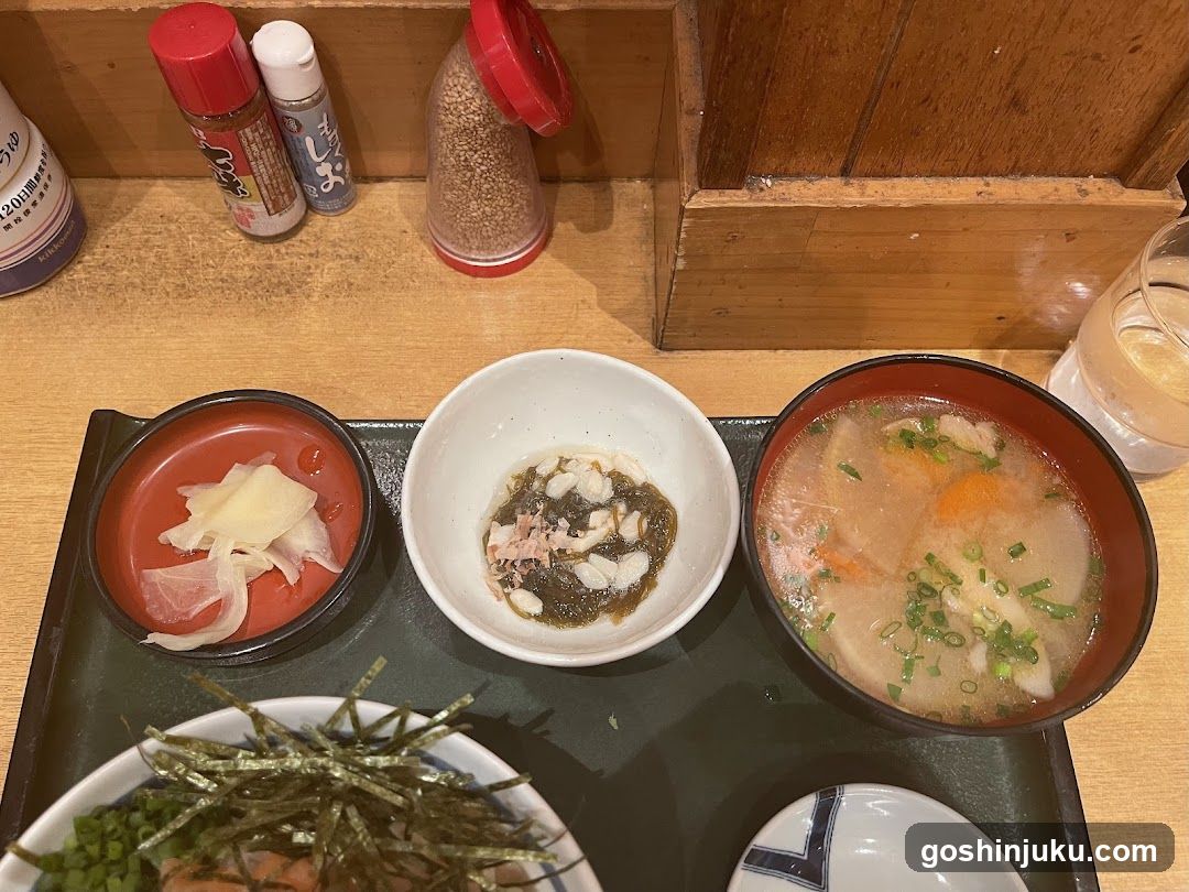 Ramen Meal with Condiments