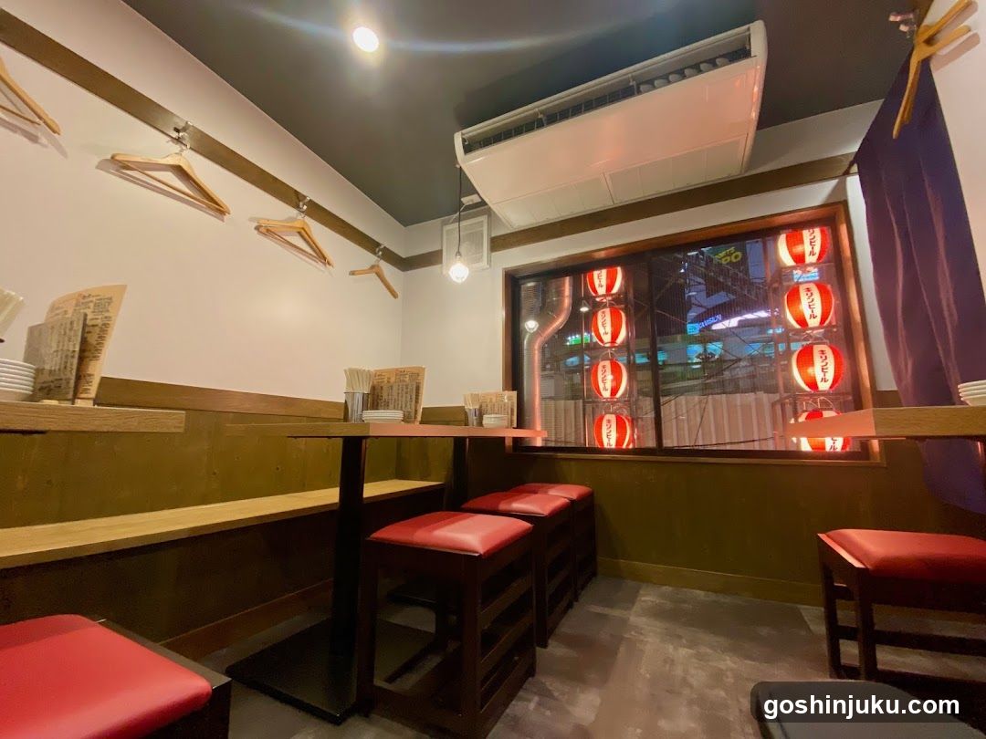 Restaurant Interior with Red Lanterns