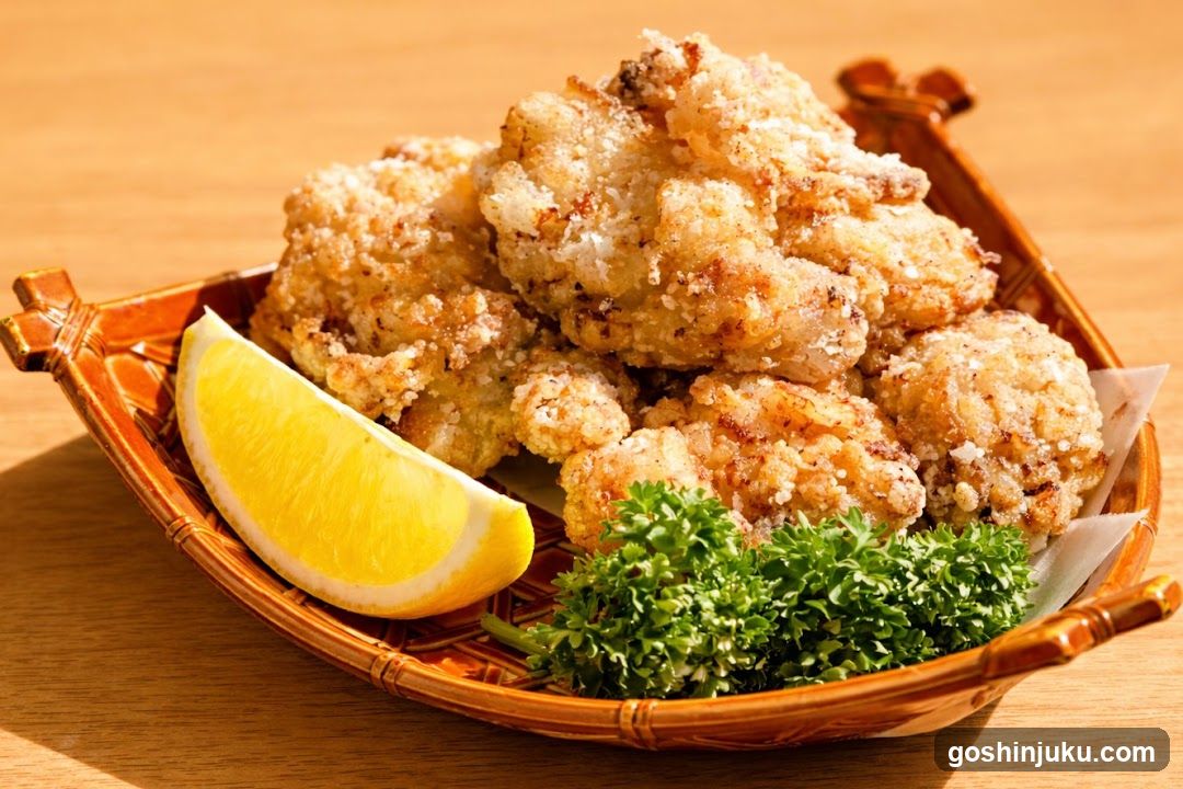 Fried Chicken with Lemon and Parsley