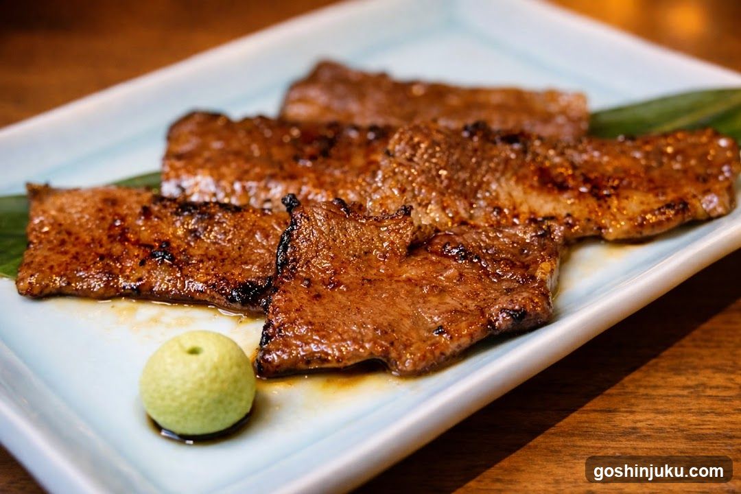 Grilled Meat with Lemon