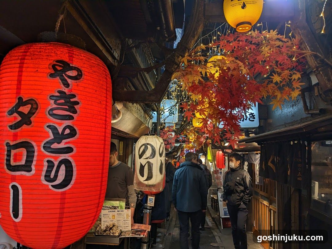 Yakitori Alley Night Scene