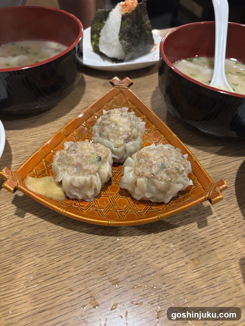 Dining Table with Japanese Food