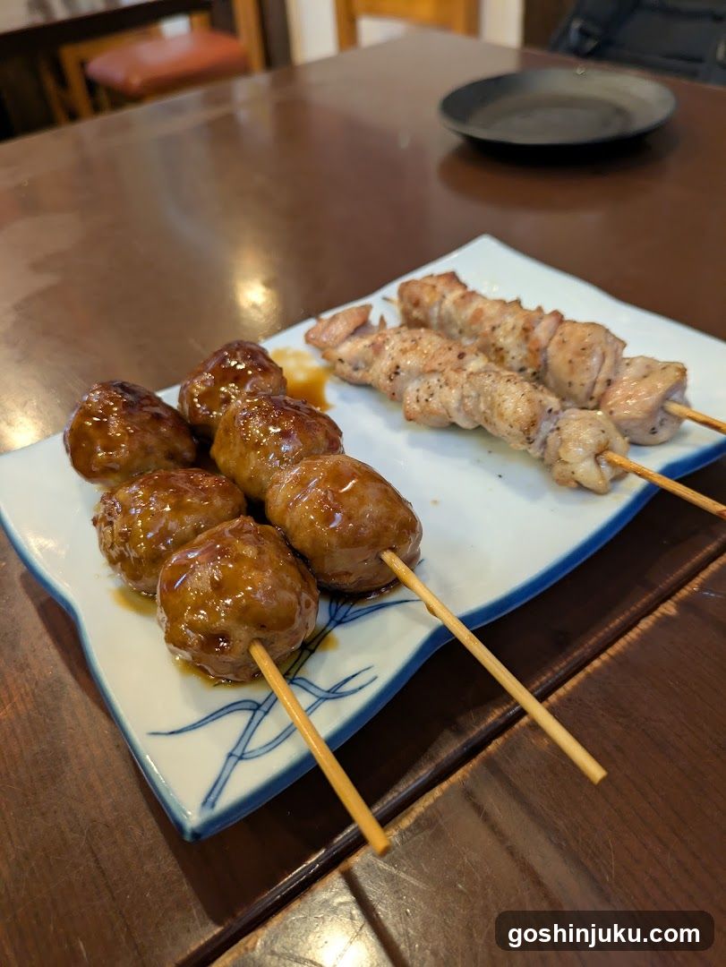Skewers on a Plate