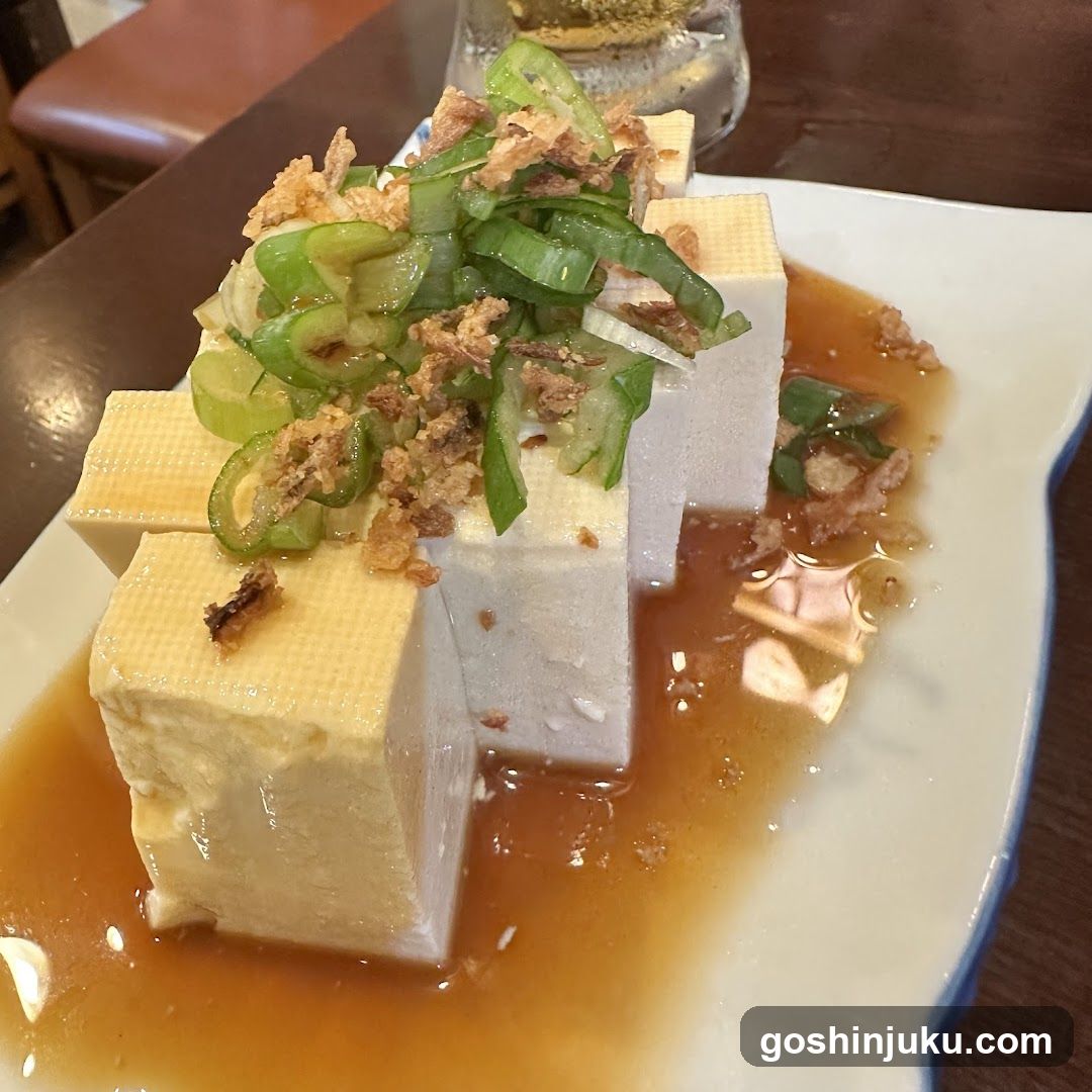 Tofu with Scallions and Sauce