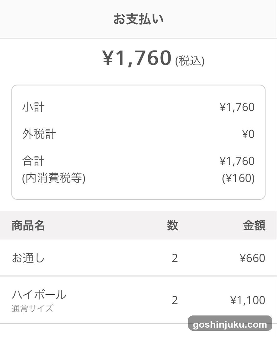 Payment Receipt