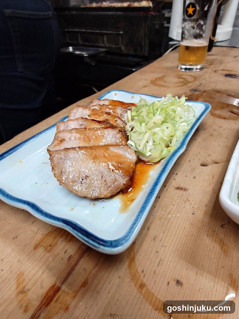 Sliced Meat with Scallions