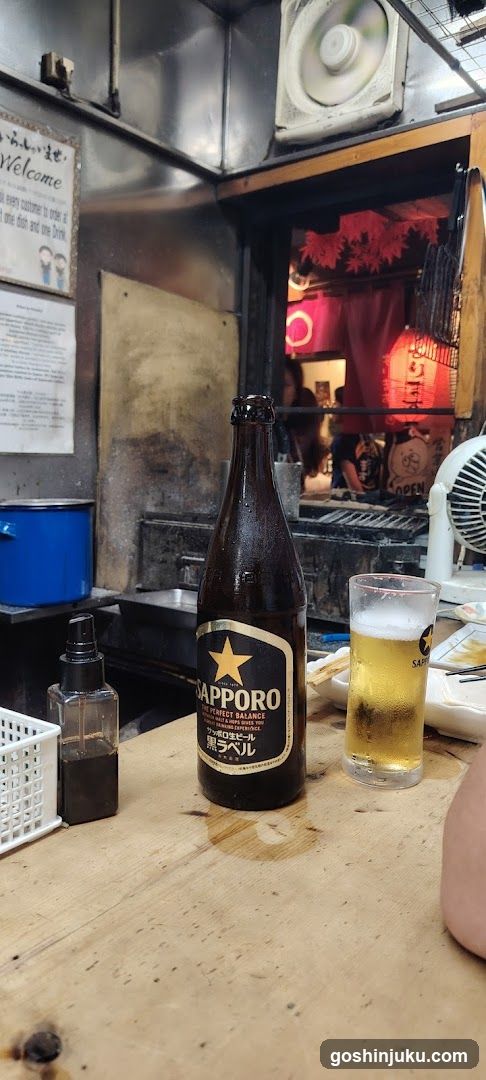 Beer and drink setup at a bar or restaurant