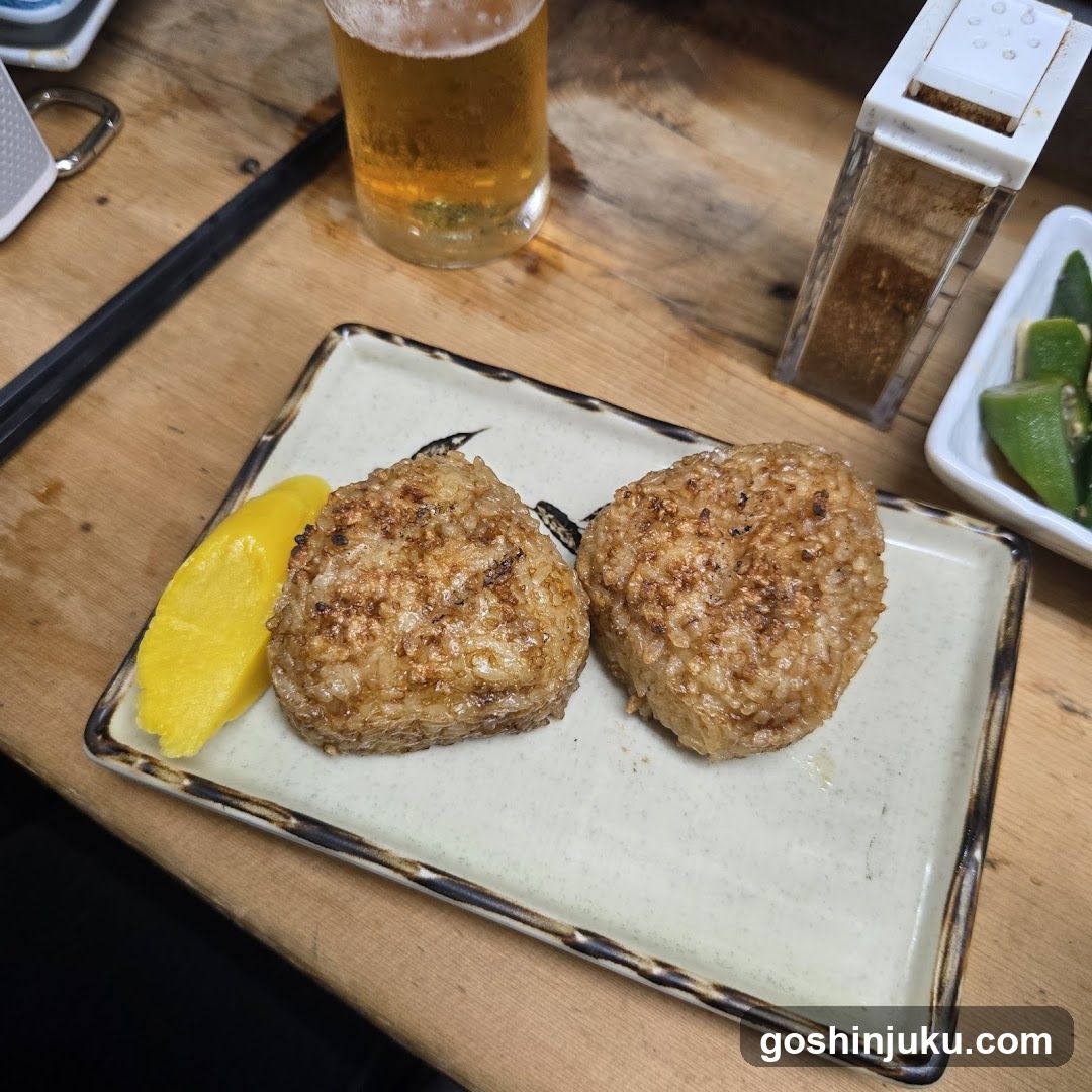 Rice Ball Meal with Beer
