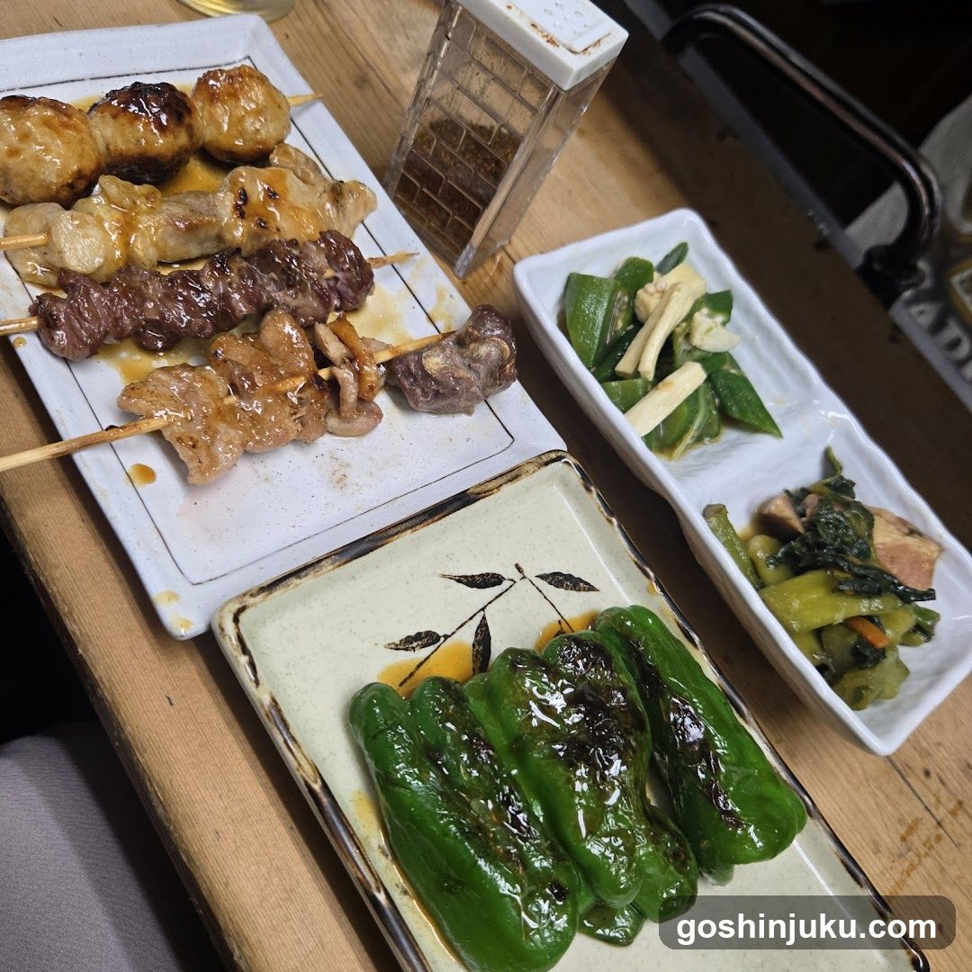Yakitori and Side Dishes