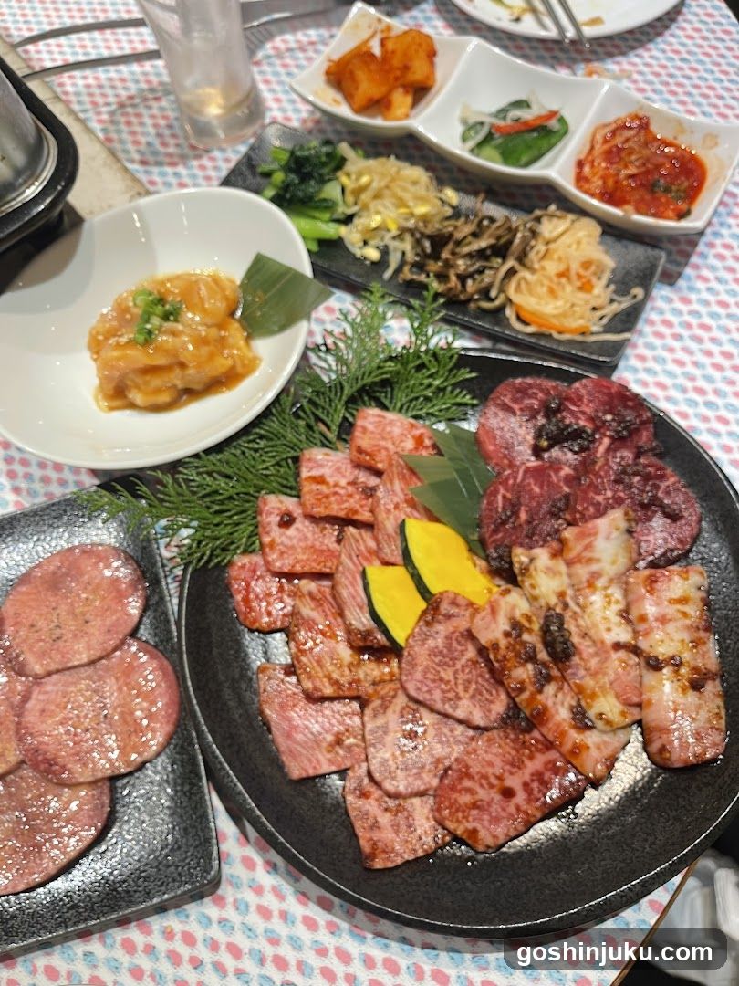 Korean BBQ Table Spread