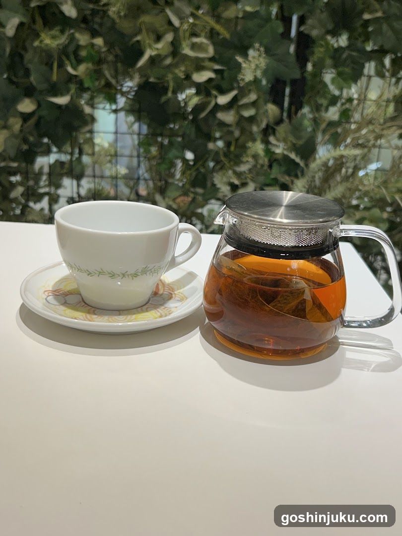 Tea and Cup on Table