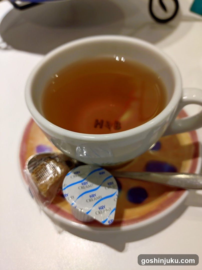 Tea Cup with Condiments