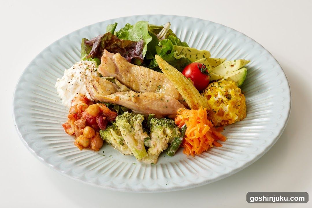 Healthy Chicken Salad Plate