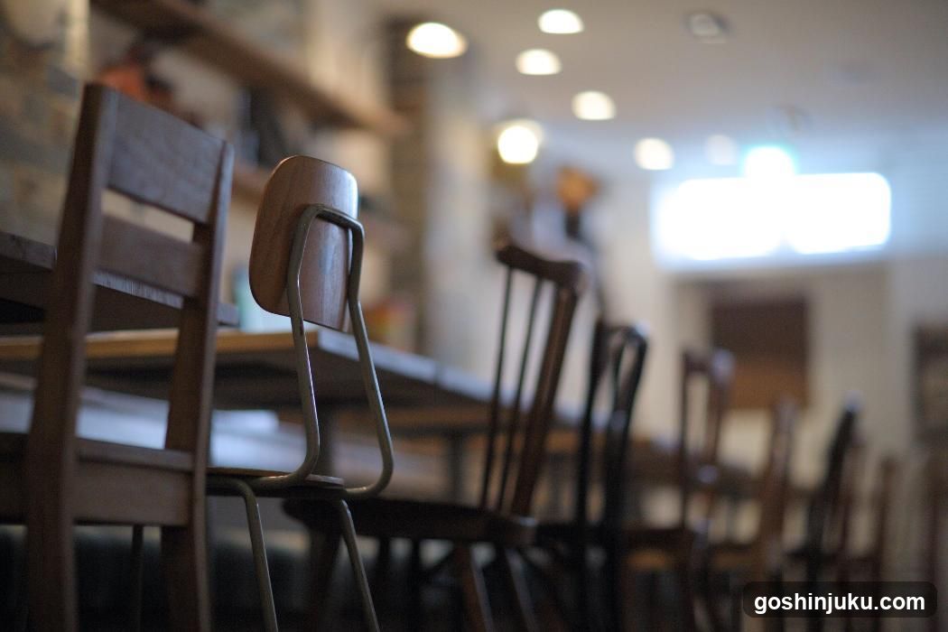 Interior Dining Area with Wooden Chairs and Tables