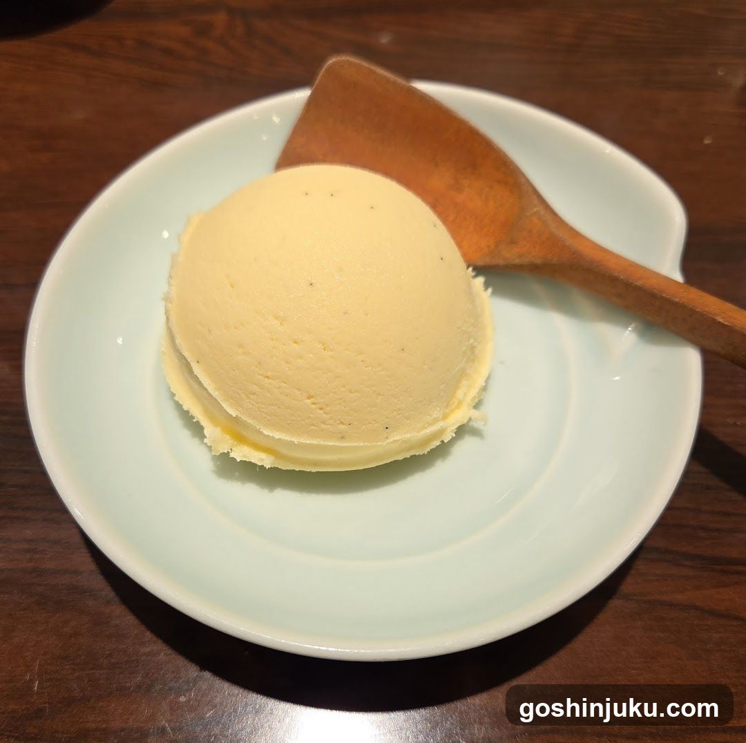 Scoop of Vanilla Ice Cream