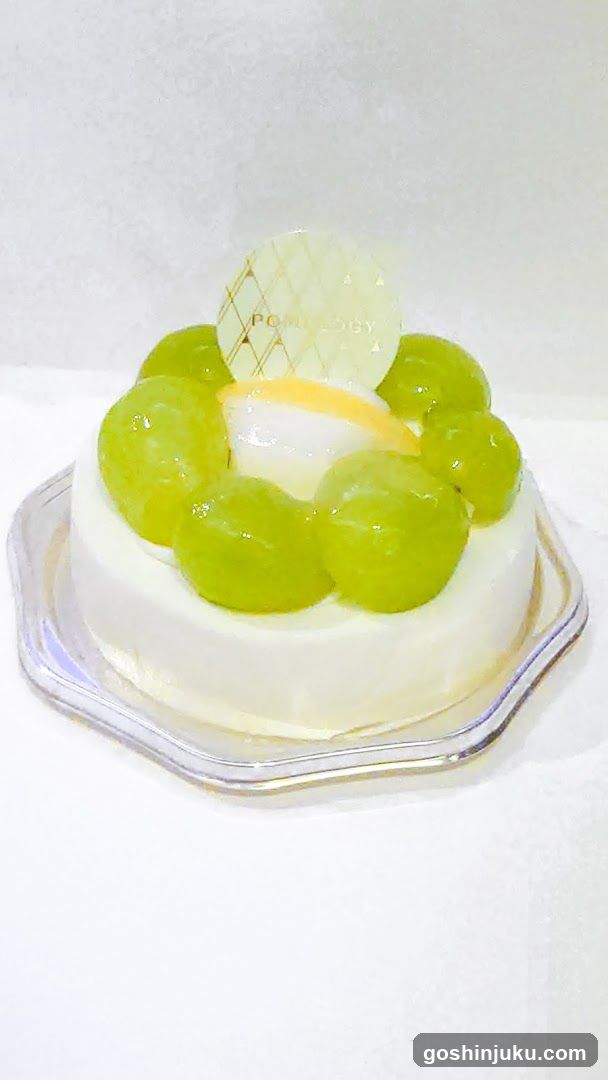 Grape Cake with Decorative Topper