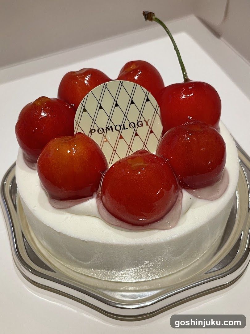 Cherry Cake with Pomology Label
