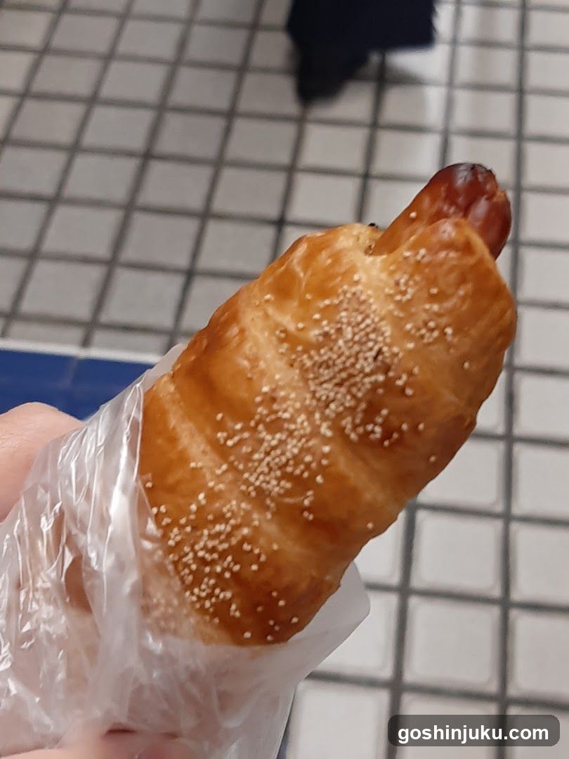 Croissant with Sausage