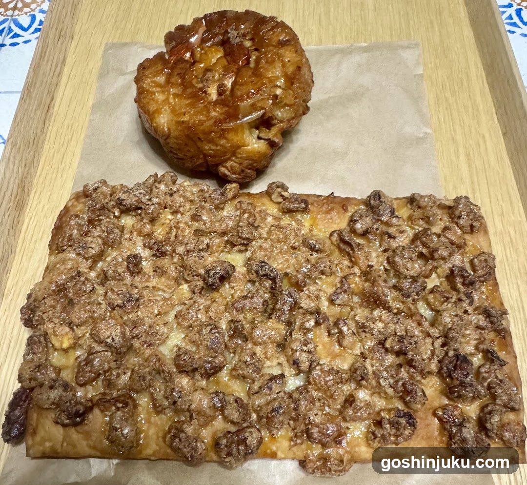Cinnamon Roll and Pastry on Tray