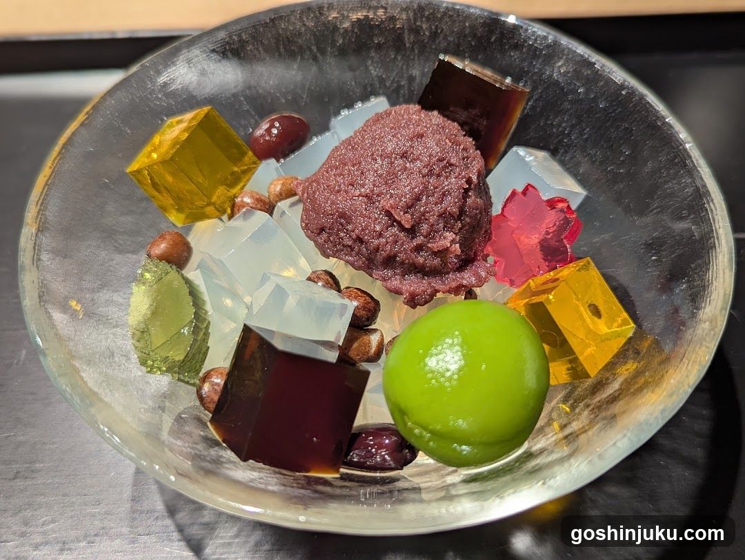 Dessert Bowl with Jellies and Macaron