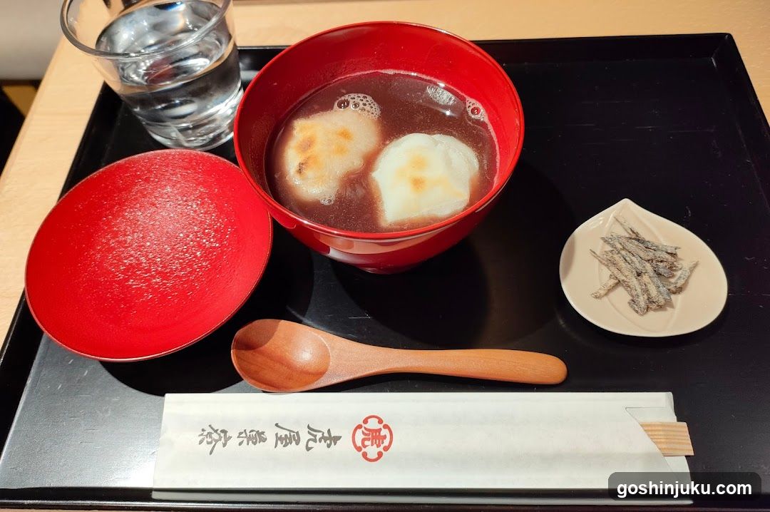 Dish with Dango and Water