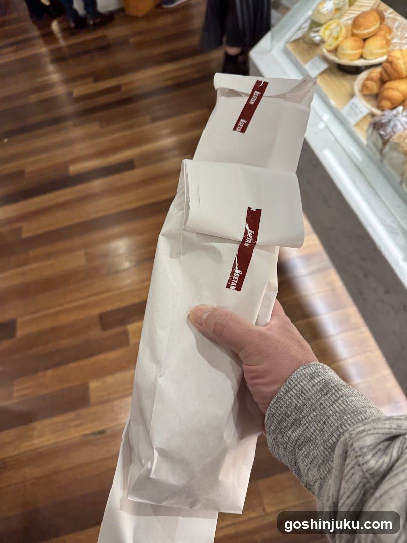 Bakery Interior with Paper Bags