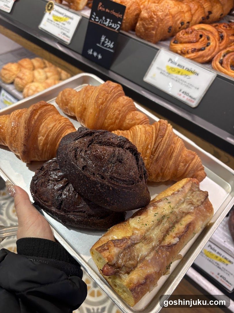 Croissant and Pastry Display