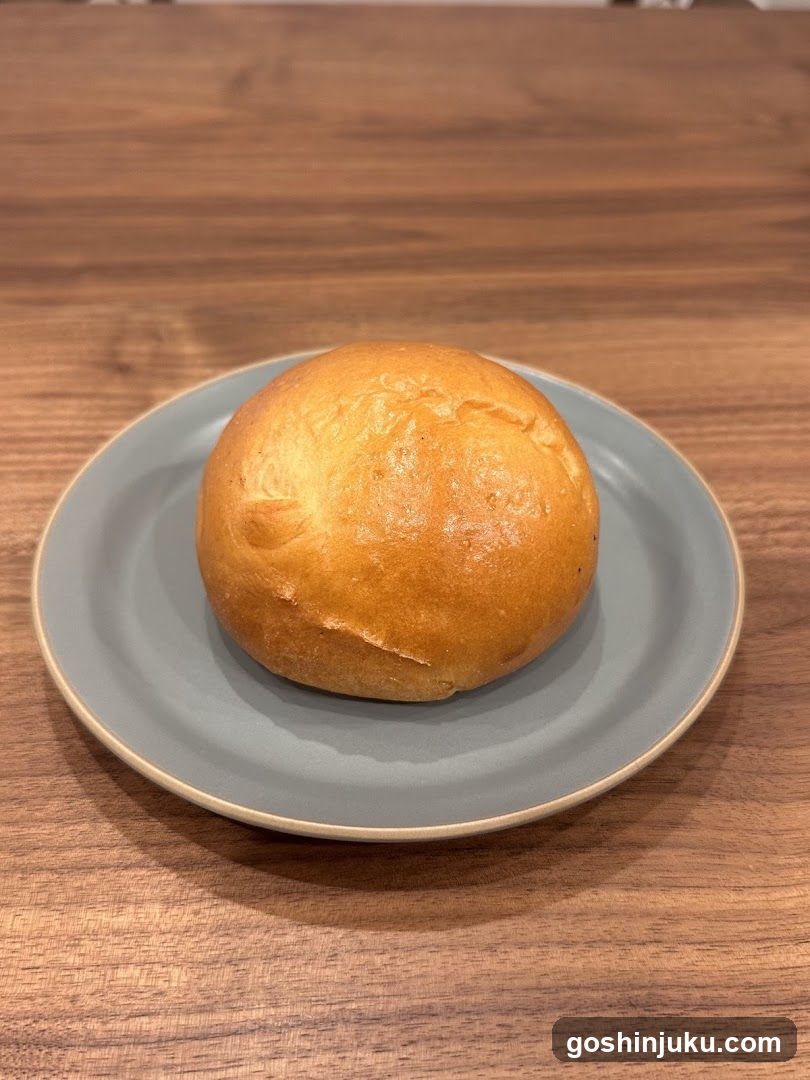 Bread Bun on Plate