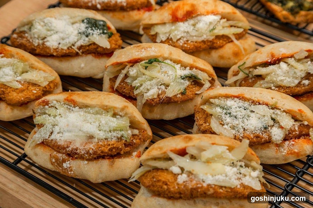 Mini Chicken Sandwiches on Cooling Rack