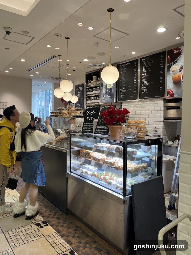 Bakery Interior with Customers