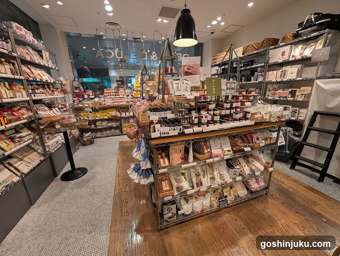 Interior of a specialty food store