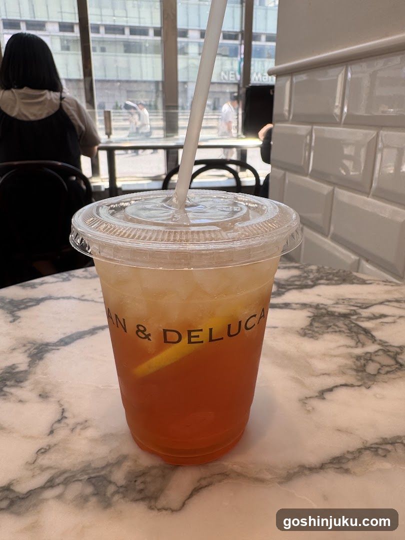 Iced Tea at a Cafe