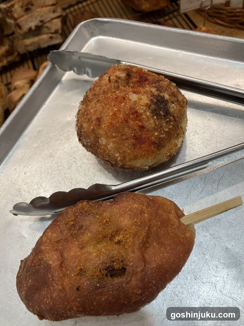 Fried Dough Snacks on Tray