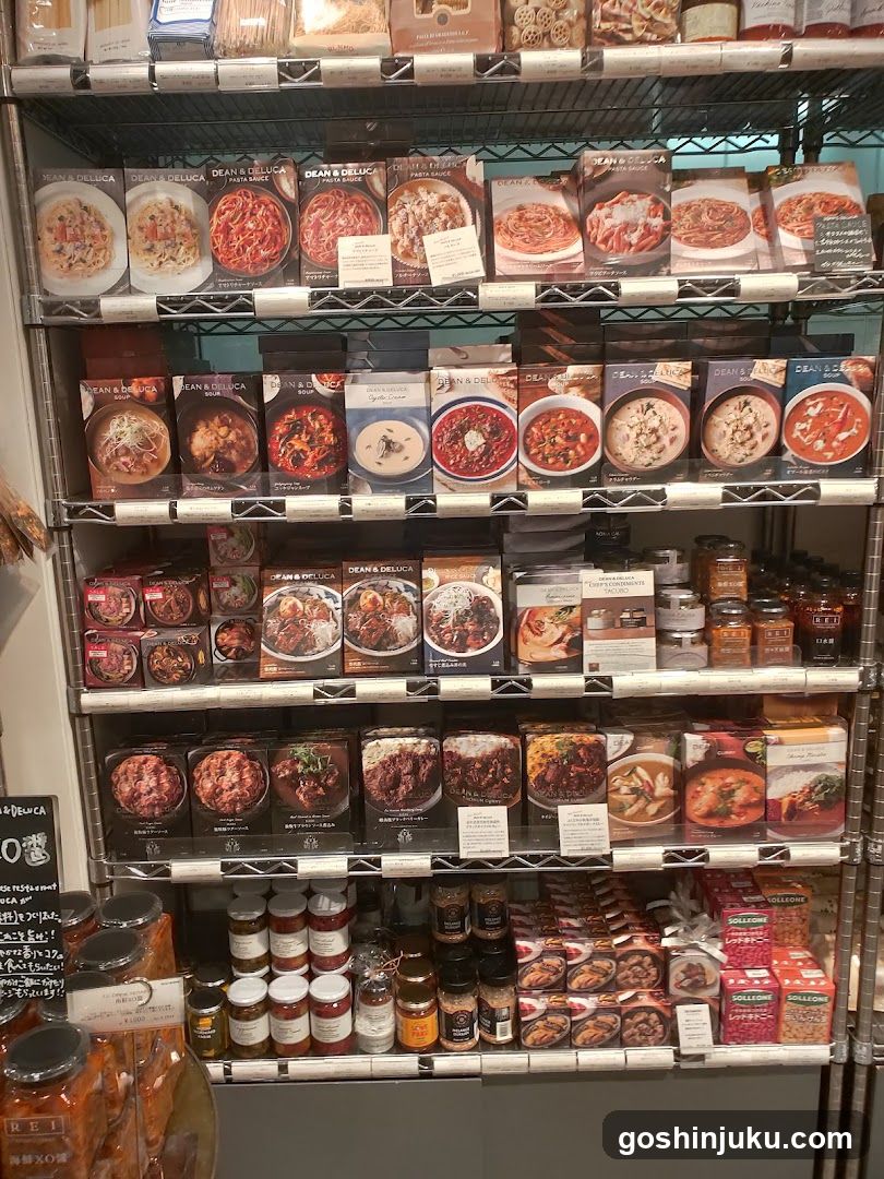Dried Food and Spice Shelves