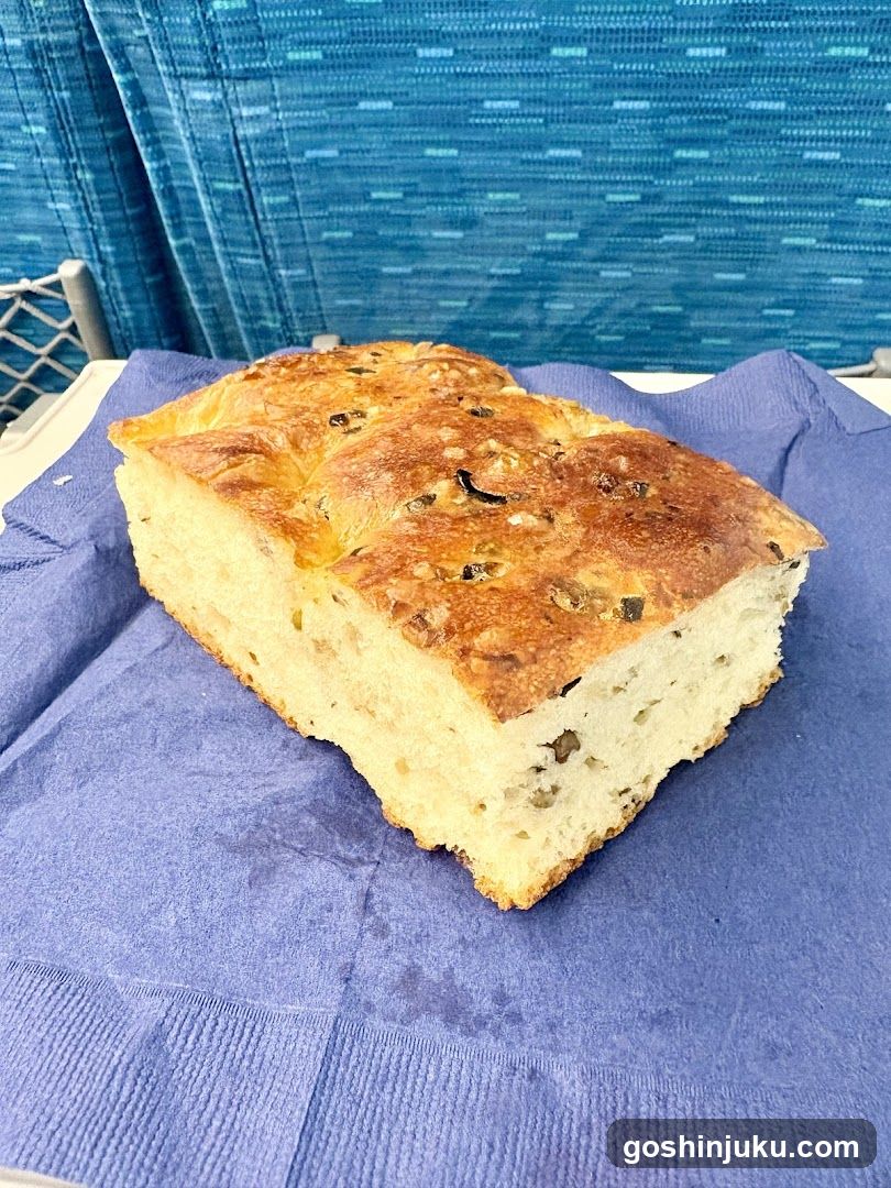 Baked Bread with Herbs and Onions