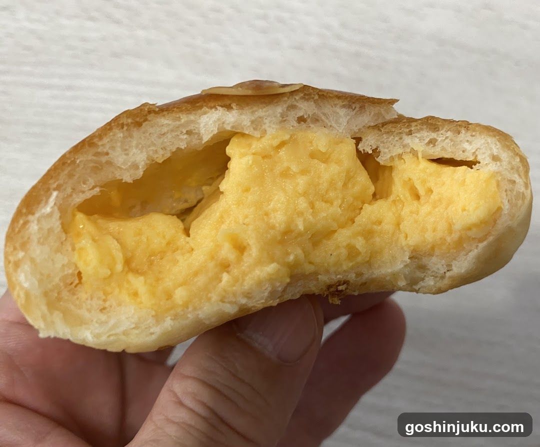 Egg Pastry Cross-Section