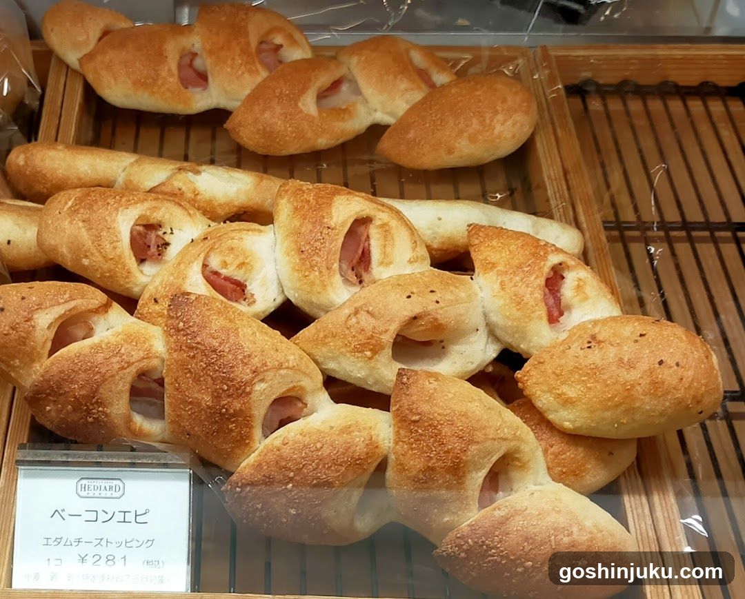 Bacon Cheese Swirl Bread Display