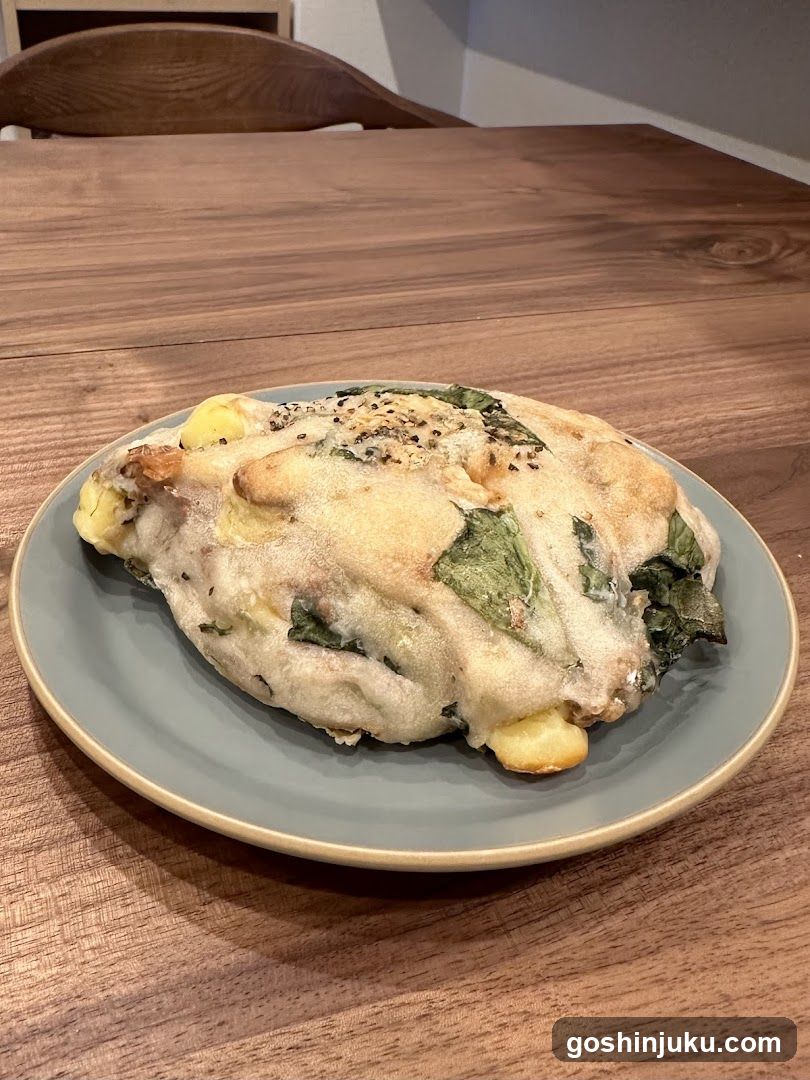 Baked Dish with Spinach and Cheese