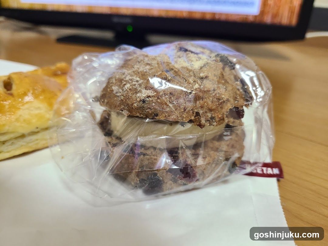 Packaged Scone with Cream Filling
